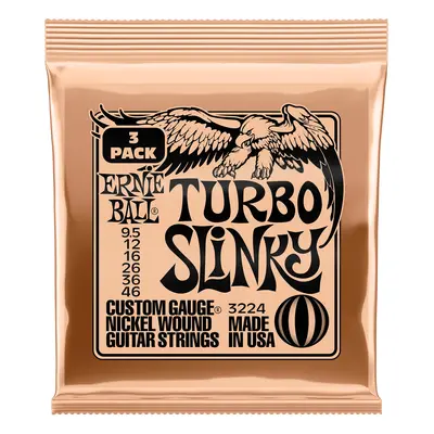 Ernie Ball 3224 Nickel Wound Turbo Slinky 3 Pack