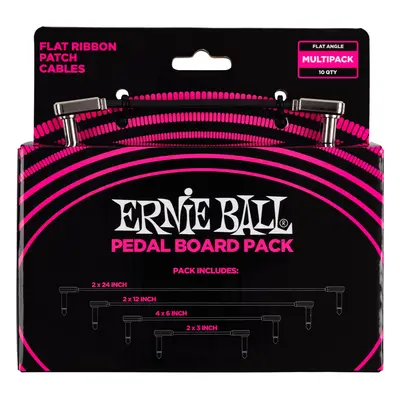 Ernie Ball Flat Ribbon Cables Pedalboard Multi-Pack