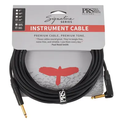 PRS Signature Instrument Cable 25' Angled