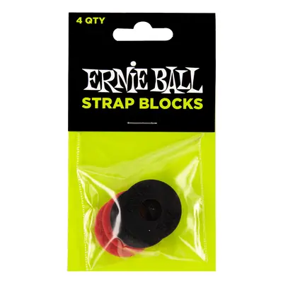 Ernie Ball Strap Blocks Red & Black