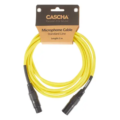 Cascha Standard Line Mic Cable Yellow 3m (rozbalené)