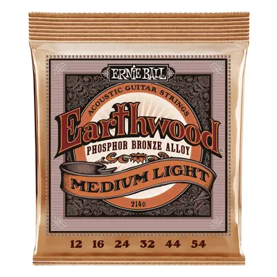 Ernie Ball 2146 Earthwood Phosphor Bronze Medium-Light