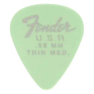 Fender 351 Dura-Tone Picks 0.58 Surf Green