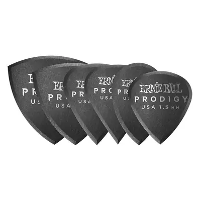 Ernie Ball Prodigy Picks 1.5 Black Multipack