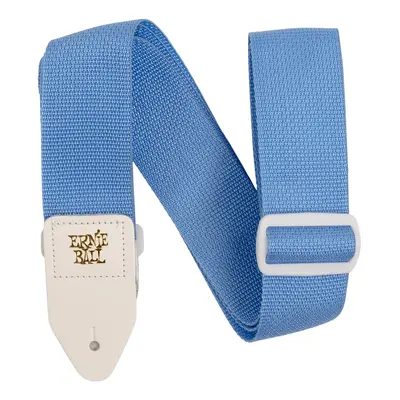 Ernie Ball Polypro Strap Soft Blue & White