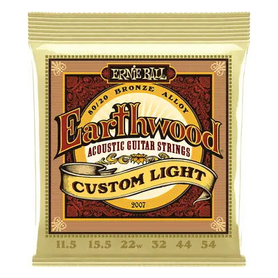 Ernie Ball 2007 Earthwood 80/20 Bronze Strings Custom Light