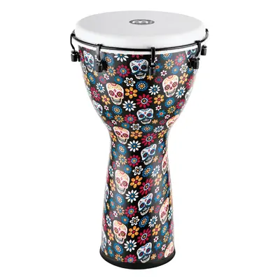 Meinl 12" Alpine Series Synthetic Head Day of the Dead Djembe