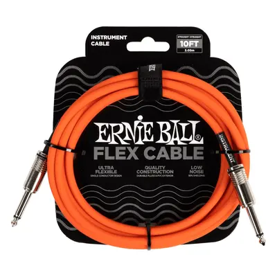 Ernie Ball Flex Instrument Cable 10' Orange