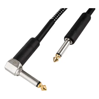 Cascha Guitar Cable 3 m Angled