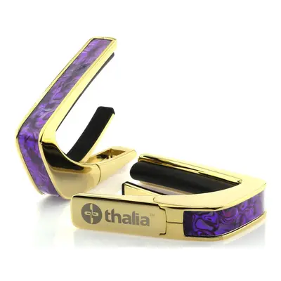 Thalia Shell Collection Purple Paua Gold