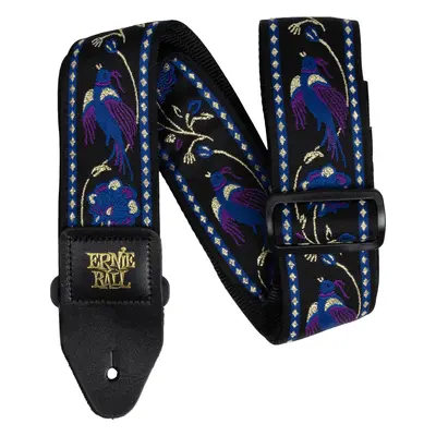 Ernie Ball Classic Jacquard Guitar/Bass Strap - Purple Pleasant Pheasa