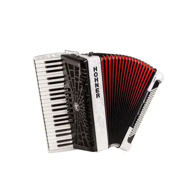 Hohner Bravo III 120 white (SilentKey)