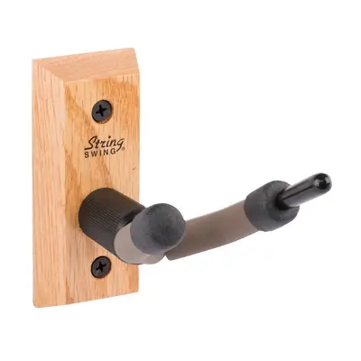 String-Swing Wall Mount Violin Hanger Oak