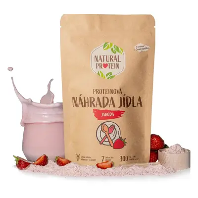 NaturalProtein Náhrada jídla - Jahoda 5 kusů