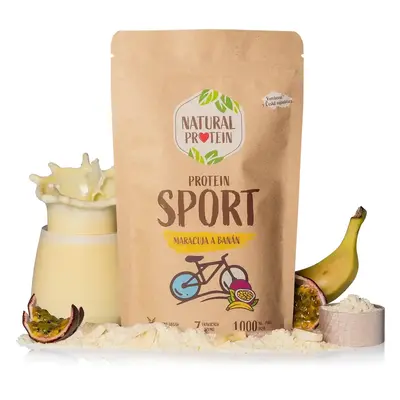 NaturalProtein Sport - Maracuja a banán 3 kusy