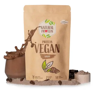 NaturalProtein Veganský protein - Kakao 3 kusy