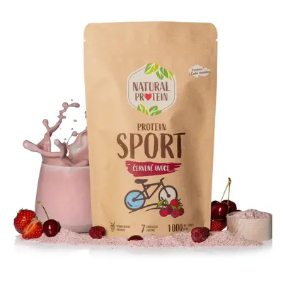 NaturalProtein Sport - Červené ovoce 3 kusy