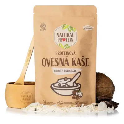 NaturalProtein Proteinová ovesná kaše - Kokos s čokoládou 5 kusů