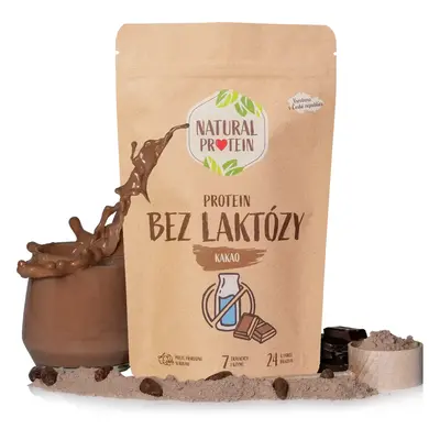 NaturalProtein Bezlaktózový protein - Kakao 5 kusů