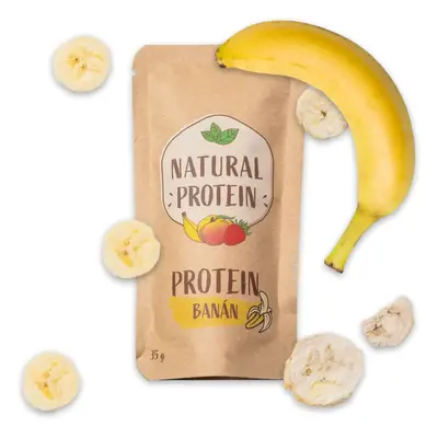 NaturalProtein Proteinová ovesná kaše - Banán (60 g) 10 kusů