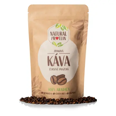 NaturalProtein Zrnková káva 100% Arabica 5 kusů