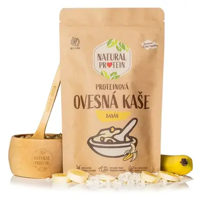 NaturalProtein Proteinová ovesná kaše - Banán 3 kusy