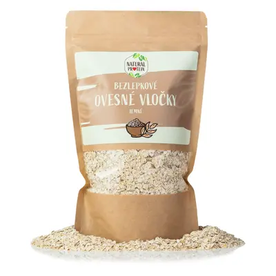 NaturalProtein Ovesné vločky bezlepkové - jemné 5 kusů