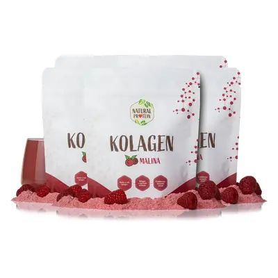 NaturalProtein Kolagen - Malina 5 kusů