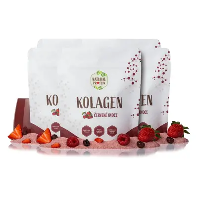 NaturalProtein Kolagen - Červené ovoce 5 kusů