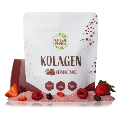 NaturalProtein Kolagen - Červené ovoce 1 kus