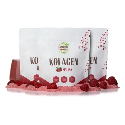 NaturalProtein Kolagen - Malina 3 kusy