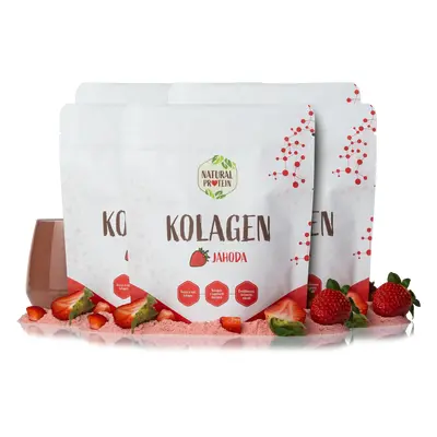 NaturalProtein Kolagen - Jahoda 5 kusů