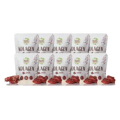 NaturalProtein Kolagen - hovězí (10 g, klouby, chrupavky, šlachy) 10 kusů