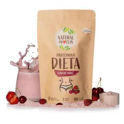 NaturalProtein Proteinová dieta - Červené ovoce 3 kusy