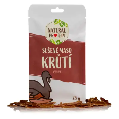 NaturalProtein Sušené maso - krůtí 3 kusy