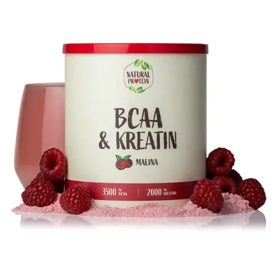 NaturalProtein BCAA + Kreatin - malina