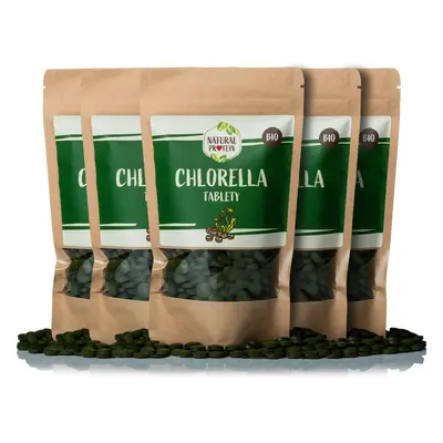 NaturalProtein CHLORELLA TABLETY (500 ks) 5 kusů