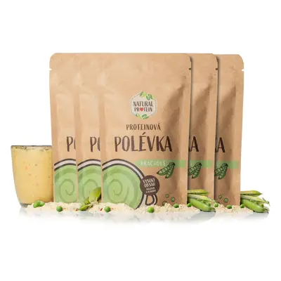 NaturalProtein Proteinová polévka - hrachová 5 kusů