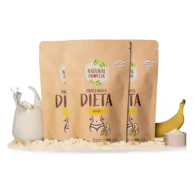 NaturalProtein Proteinová dieta - Banán 3 kusy