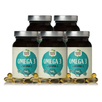 NaturalProtein Omega 3 + Vitamin E 5 kusů