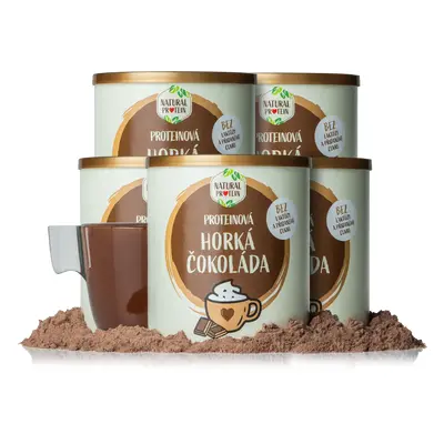 NaturalProtein Proteinová horká čokoláda 5 kusů