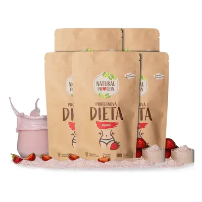 NaturalProtein Proteinová dieta - Jahoda 5 kusů