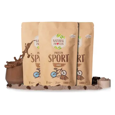 NaturalProtein Sport - Kakao 3 kusy