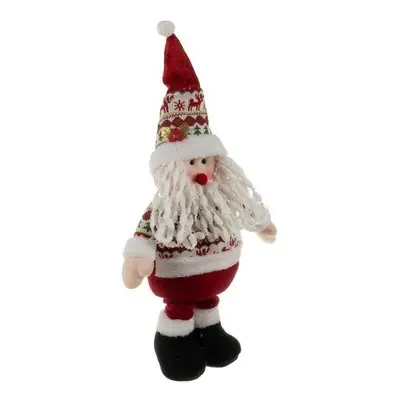 Vánoční teleskopický textilní Santa Claus, 60-95 cm vysoký