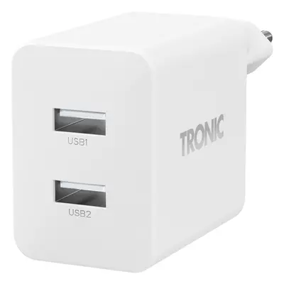 Tronic® Duální nabíječka Usb-A , W (bílá)