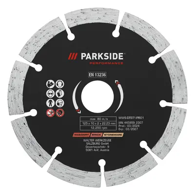 Parkside Performance® Řezný kotouč na kov / Hrubovací kotouč / Diamantový řezný kotouč (diamanto