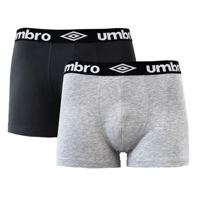 Umbro Pánské boxerky, kusy (Xl, šedá/černá)