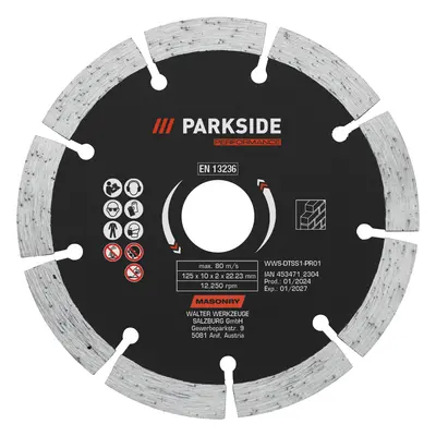 Parkside Performance® Řezné / Hrubovací kotouče, Ø mm (diamantový řezný kotouč segmentový)