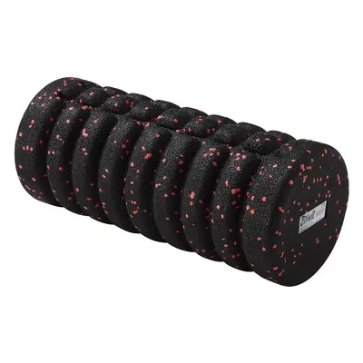 Crivit Fitness roller (černá/červená puntíkovaná)