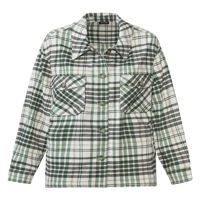 esmara® Dámský flanelový overshirt (42, káro)